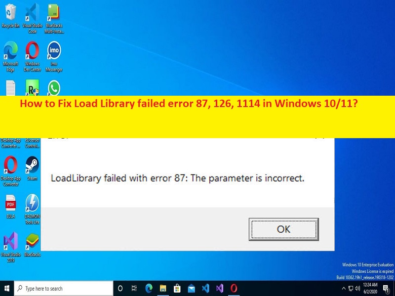 Load Library failed error