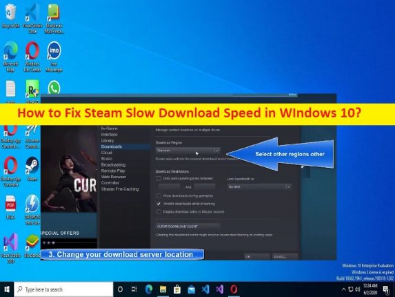 Windows10でsteamの遅いダウンロード速度を修正する方法 手順 Pc Transformation