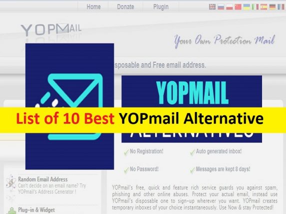 10 Best YOPmail Alternative