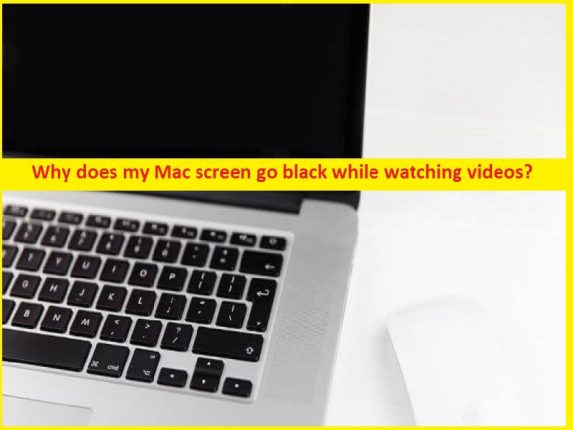 my Mac screen go black