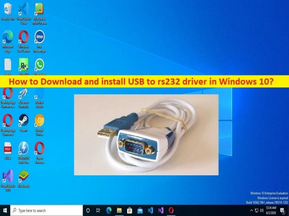 USB to rs232 driver update
