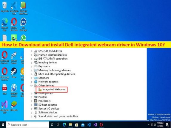 Dell integrated webcam driver