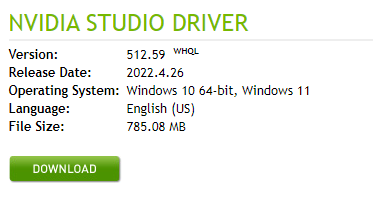Best Nvidia driver