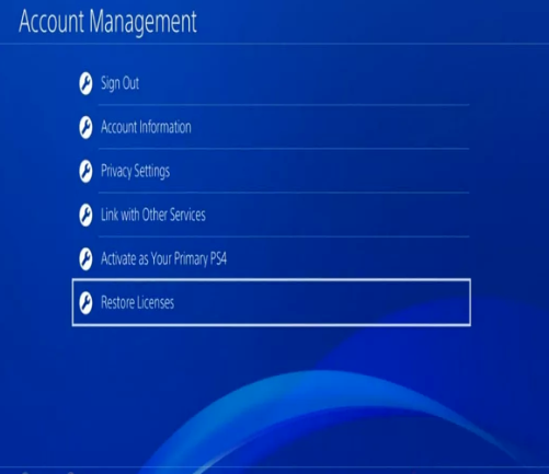 PS4 corrupted data
