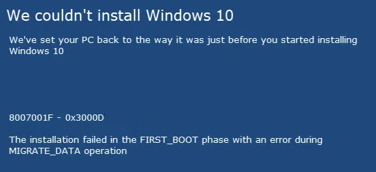 22h2 Windows 11 アップデートがエラー 0x8007001f 0x3000d で失敗する問題を修正する方法 Pc Transformation 9705