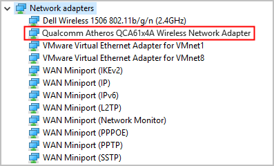 download qualcomm atheros wireless network adapter