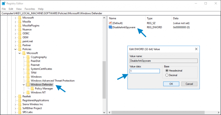 Fix Antimalware Service Executable High Memory Usage in Windows 10/8.1/