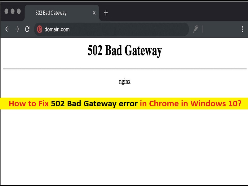 tor browser 502 bad gateway