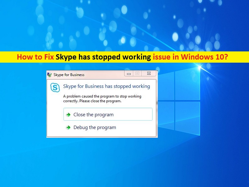 skype business presentation not working