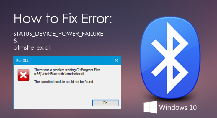 Status device power failure как исправить на windows 10