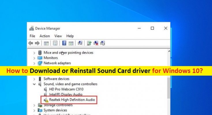 Windows 10 用のサウンド カード ドライバーをダウンロードまたは再インストールする方法