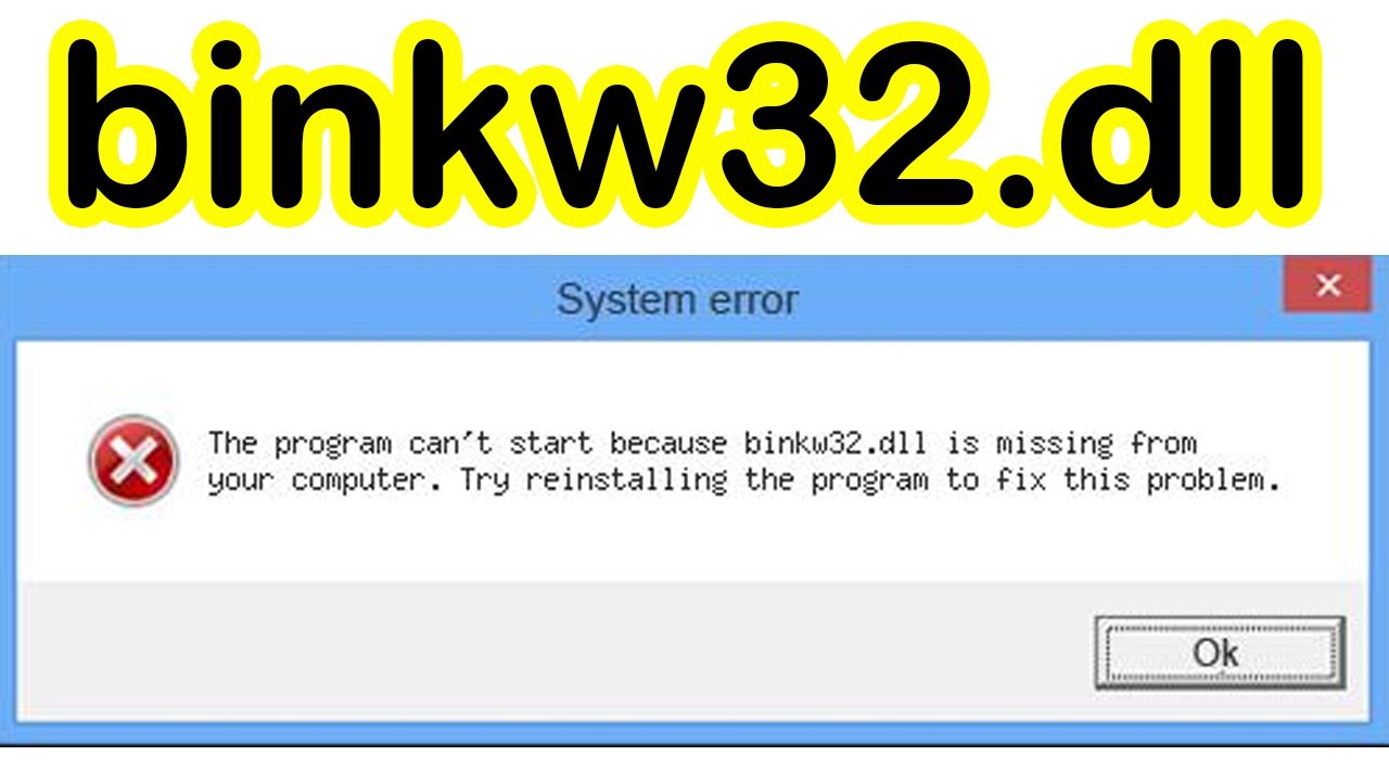 Поддержка dlls. Binkw32.dll ошибка. Binkw32.dll.
