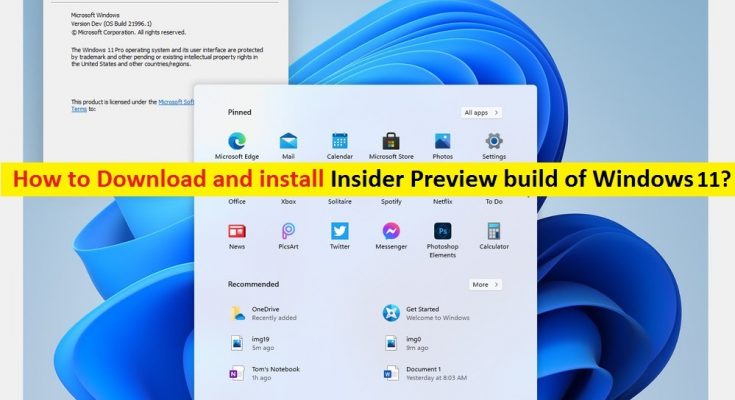 Windows11のInsiderPreviewビルドをダウンロードしてインストールする方法